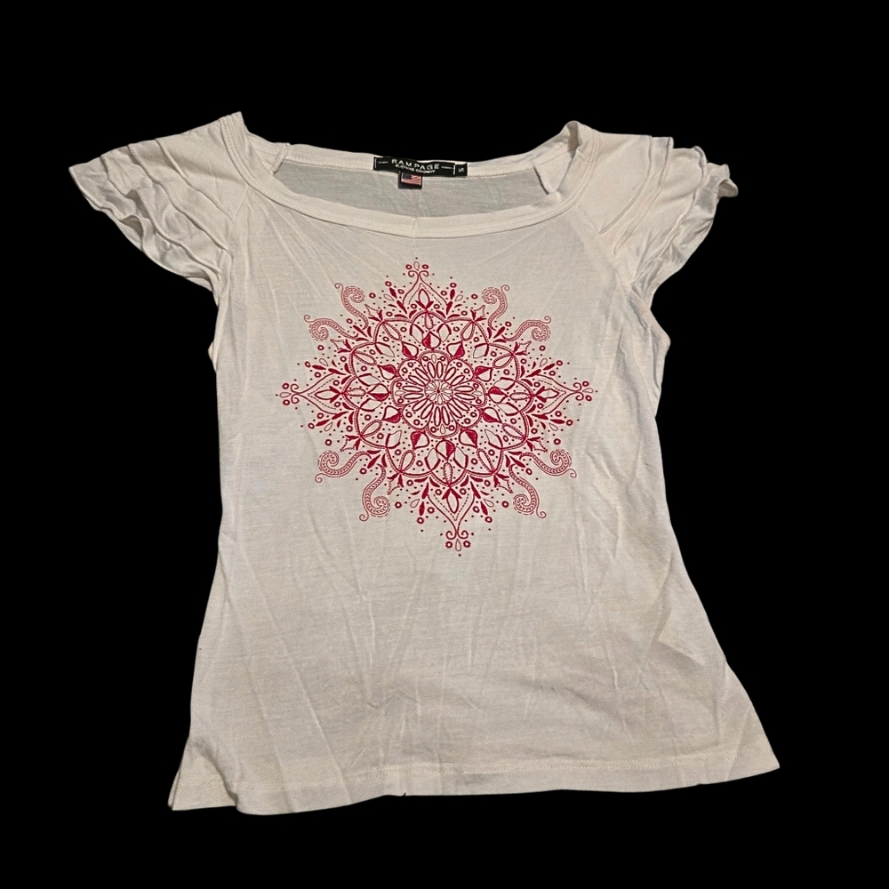 90s Rampage T-shirt Mandala Sz S